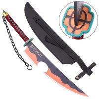 Katana DEMON SLAYER Tengen Uzui Amber Bambus-KLINGE Anime...