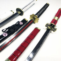 Katana  of Roronoa Zoro Holz 3er PACK Santoryu Anime...